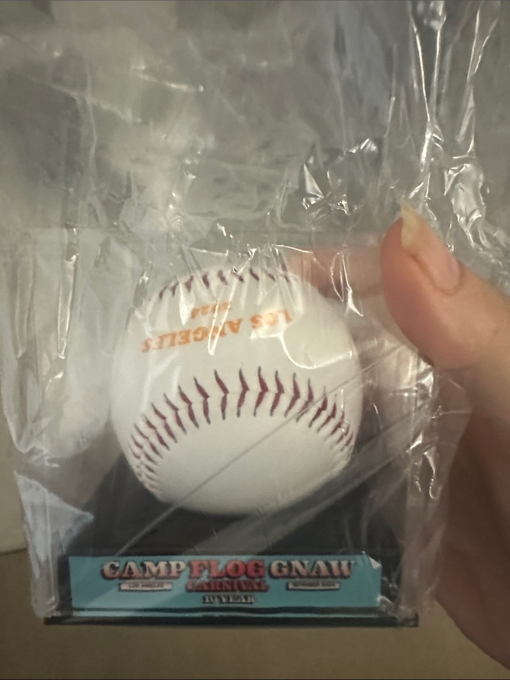 Los Angeles White Baseball Collectible